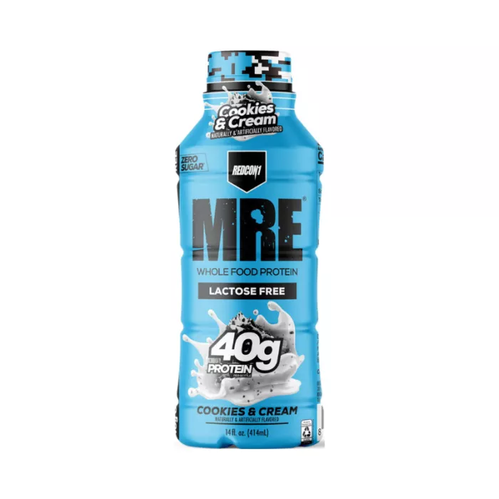Redcone1 Mre Protein Shake, Shake Proteic Din Alimente Intregi Cu Aroma De Biscuiti Cu Crema, 414 Ml