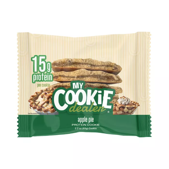 My Cookie Dealer Protein Cookie With Apple Pie Flavour, Biscuit Proteic Cu Aroma De Placinta Cu Mere, 63 G