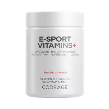 Codeage E-sport Vitamins+, Formula Pentru Energie Si Acuitate Mentala In Gaming, 90cps