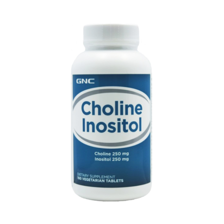 Colina 250 mg si inozitol 250 mg (100 Tb), GNC Live Well