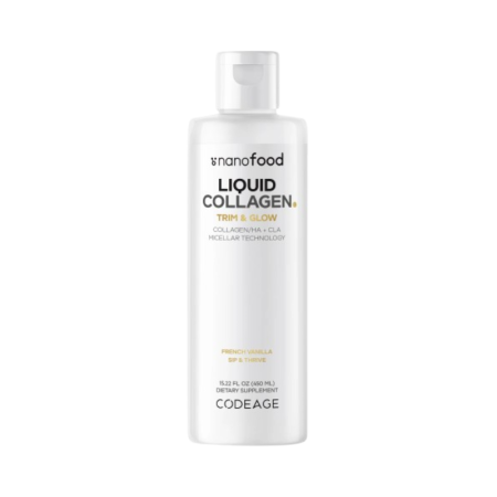 Codeage Trim & Glow, Formula Inovatoare Pentru Gestionarea Greutatii Si Frumusetea Pielii Cu Aroma De Vanilie Frantuzeasca, 450 Ml