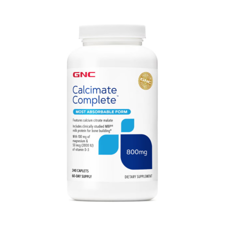 Gnc Calcimate Complete, Calciu Citrat Malat, 240 Tb