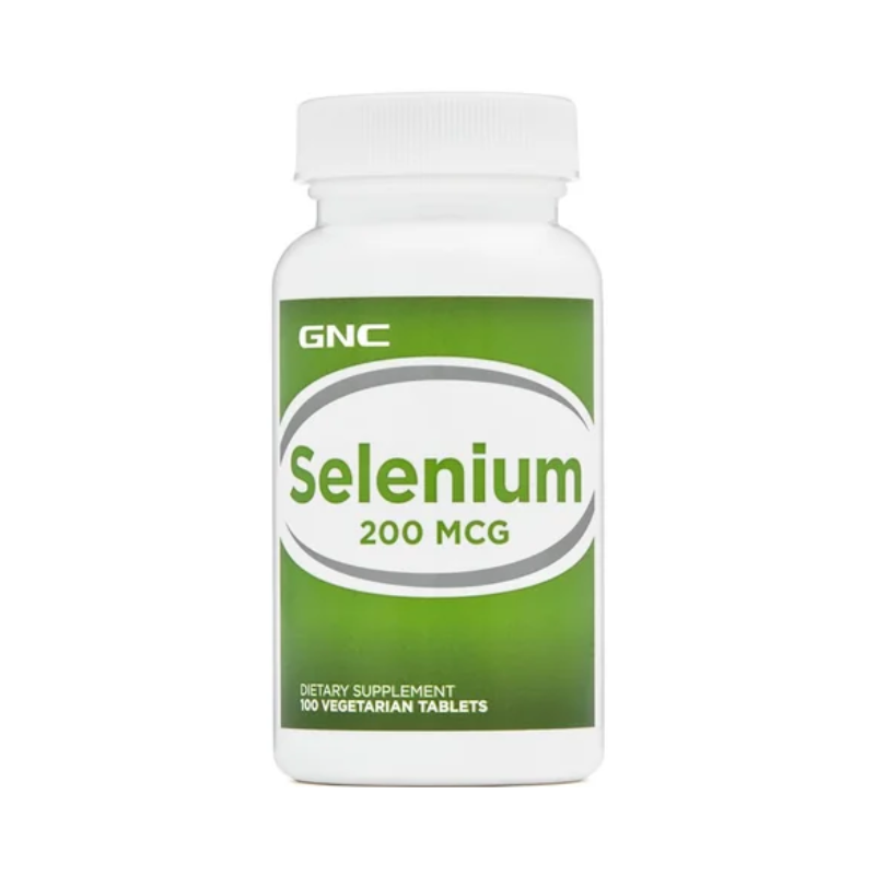 Seleniu natural 200 mcg (100 tb), GNC Live Well