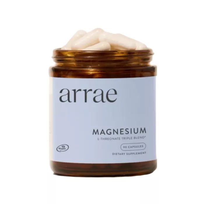 Arrae Magnesium L-threonate, Combinatie Tripla De Magneziu Pentru Relaxare Si Suport Cognitiv, 90 Cps