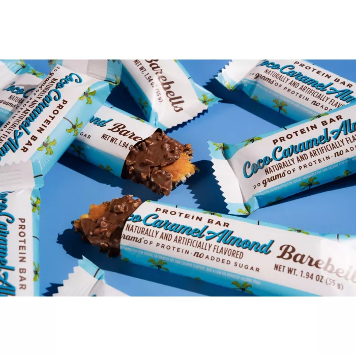 Barebells Protein Bar Baton Proteic Cu Aroma De Unt De Cocos, Caramel Si Migdale, 55 G