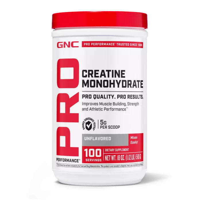 Gnc Pro Performance Creatine Monohydrate, Creatina Monohidrata, Fara Aroma, 510 G Gnc Pro Performance Creatine Monohydrate, Creatina Monohidrata, Fara Aroma, 510 G