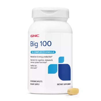 Gnc B-complex Formula Big 100, Complex De Vitamina B, 90 Tb
