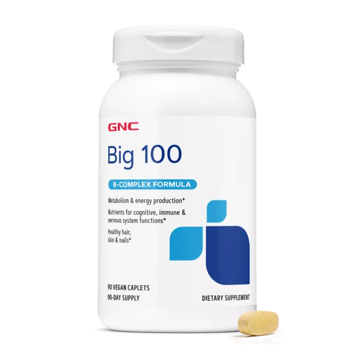 Gnc B-complex Formula Big 100, Complex De Vitamina B, 90 Tb