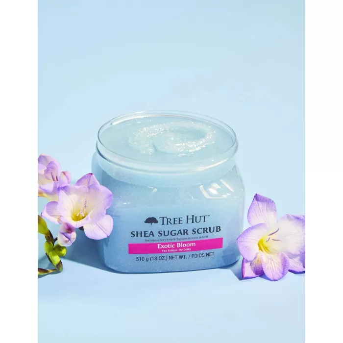 Tree Hut Shea Sugar Scrub Exotic Bloom, 510 G Tree Hut Shea Sugar Scrub Exotic Bloom, 510 G