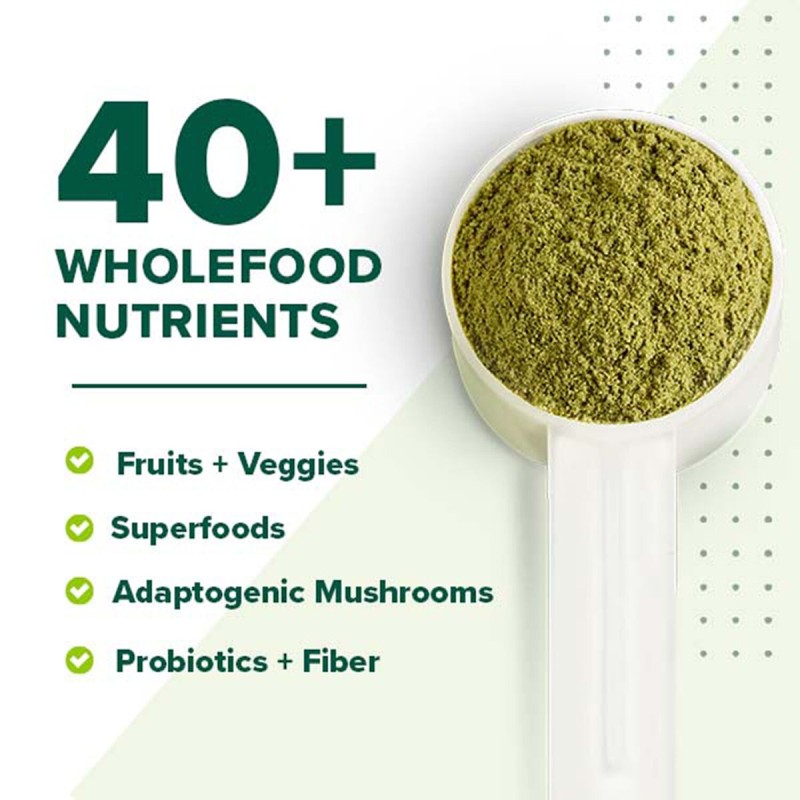 Gnc Superfoods Vital Greens Daily Superfoods Powder, Pudra Cu Super Alimente Verzi Cu Aroma De Mango, 421.5 G
