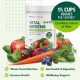 Gnc Superfoods Vital Greens Daily Superfoods Powder, Pudra Cu Super Alimente Verzi Cu Aroma De Mango, 421.5 G
