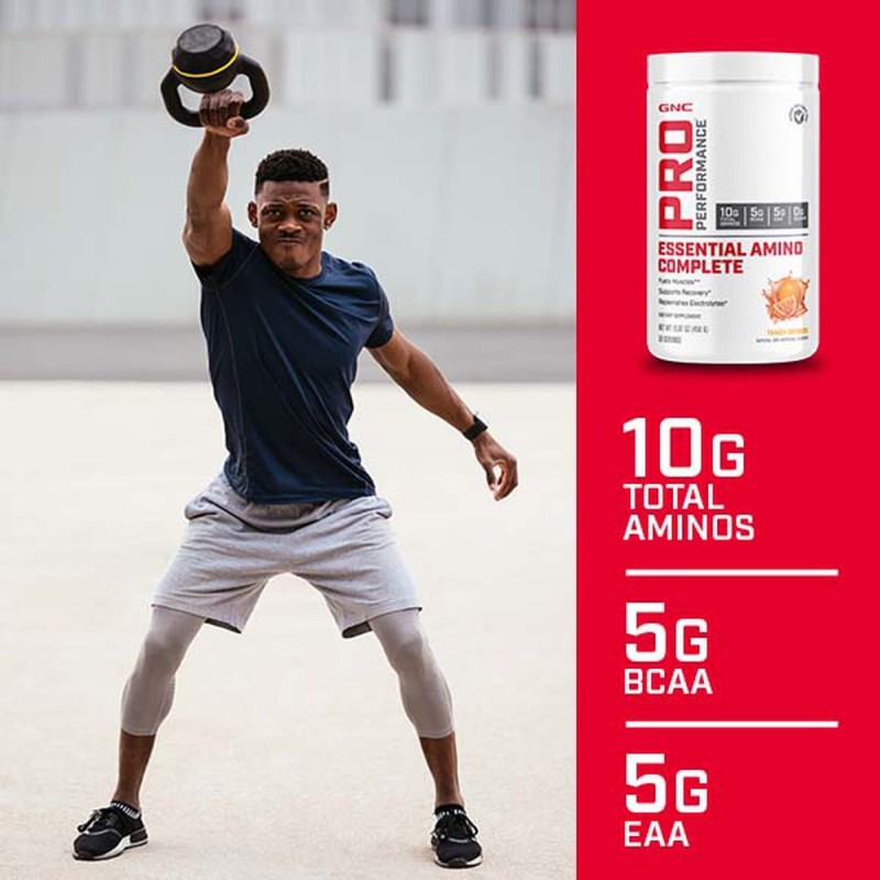 Pro performance essential amino complete aminoacizi cu aroma de mandarine (450 g), GNC Live Well