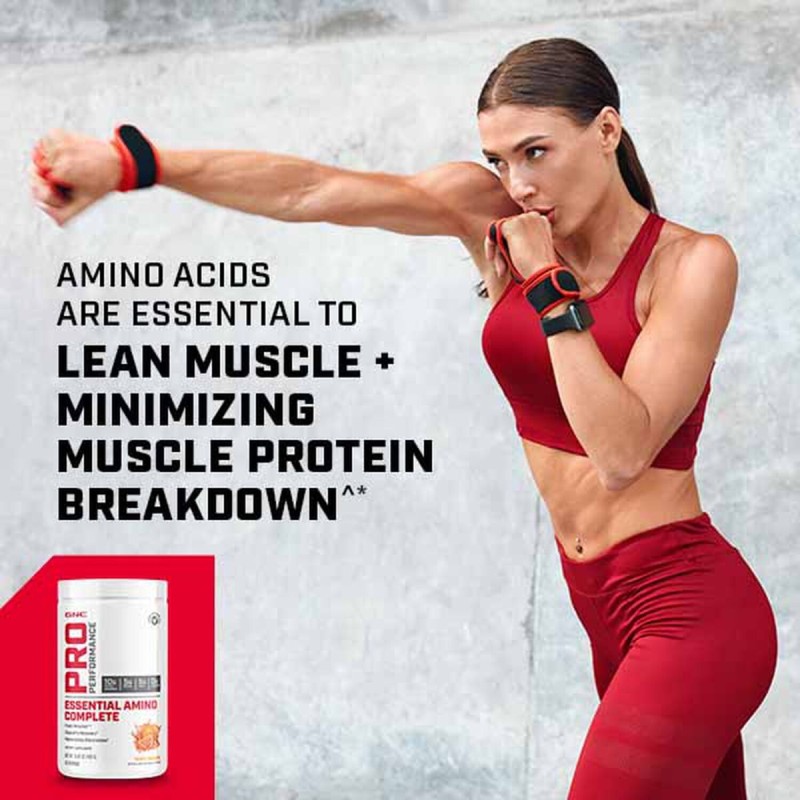 Gnc Pro Performance Essential Amino Complete Cu Aroma De Capsuni Si Kiwi, 450 G