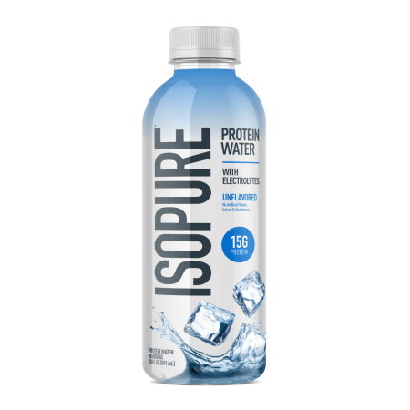 Isopure Protein Water, Bautura Proteica Cu Electroliti Fara Aroma, 591 Ml