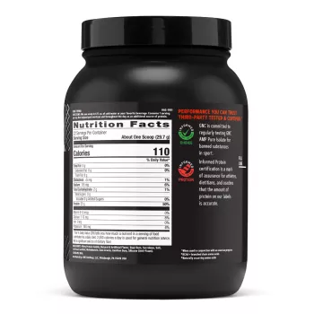 Gnc Amp Pure Isolate, Proteina Izolata Din Zer Cu Aroma De Vanilie, 653.4 G