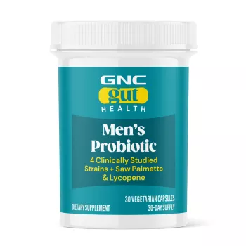Gnc Gut Health Men’s Probiotic, Probiotic Lab4 Studiat Clinic, 30 Miliarde Ufc Culturi Vii Cu Saw Palmetto Si Lycopene, 30 Cps