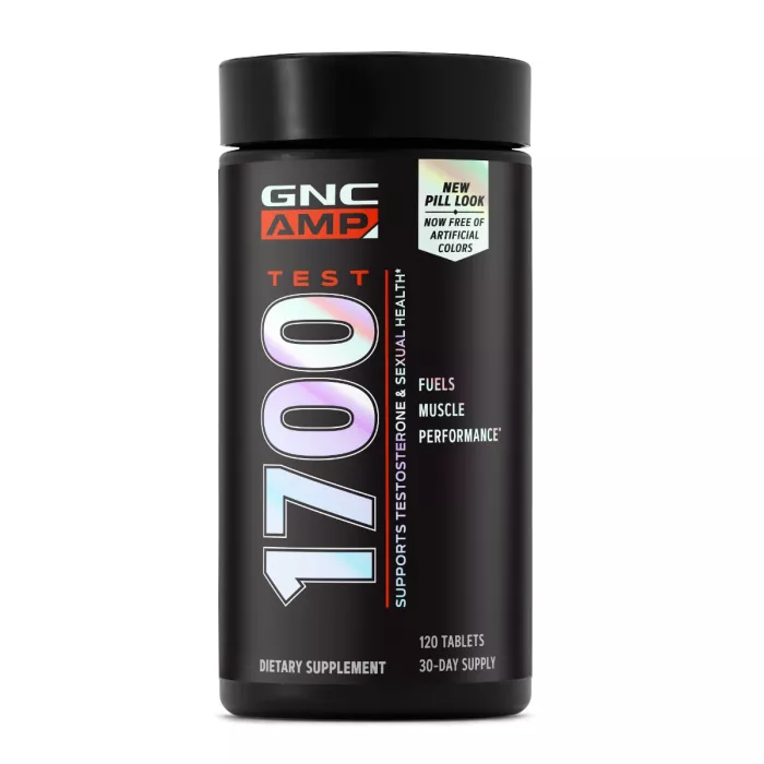Gnc Amp Test 1700, Suport Pentru Sanatatea Sexuala Si Stimularea Testosteronului, 120 Tb