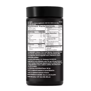 Gnc Amp Test 1700, Suport Pentru Sanatatea Sexuala Si Stimularea Testosteronului, 120 Tb