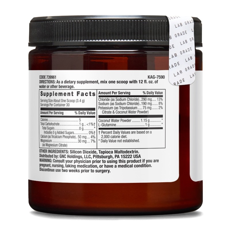 Gnc Beyond Raw Chemistry Labs Electrolytes, Electroliti, 102 G