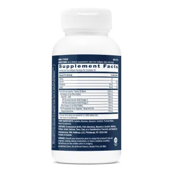 Gnc Triple Strength Fish Oil Plus Krill Oil, Ulei De Peste Plus Ulei De Krill, 60 Cps
