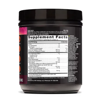 Gnc Beyond Raw Lit Af V2, Formula Avansata De Pre-workout, Cu Aroma De Gummy Shark, 430 G