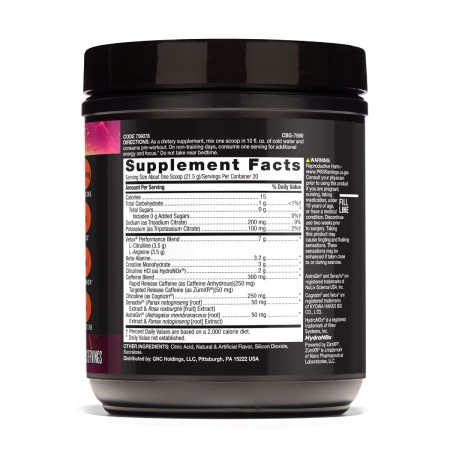 Gnc Beyond Raw Lit Af V2, Formula Avansata De Pre-workout, Cu Aroma De Gummy Shark, 430 G