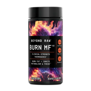 Beyond Raw Burn Mf, Termogenic Avansat Pentru Arderea Grasimilor, 90 Cps