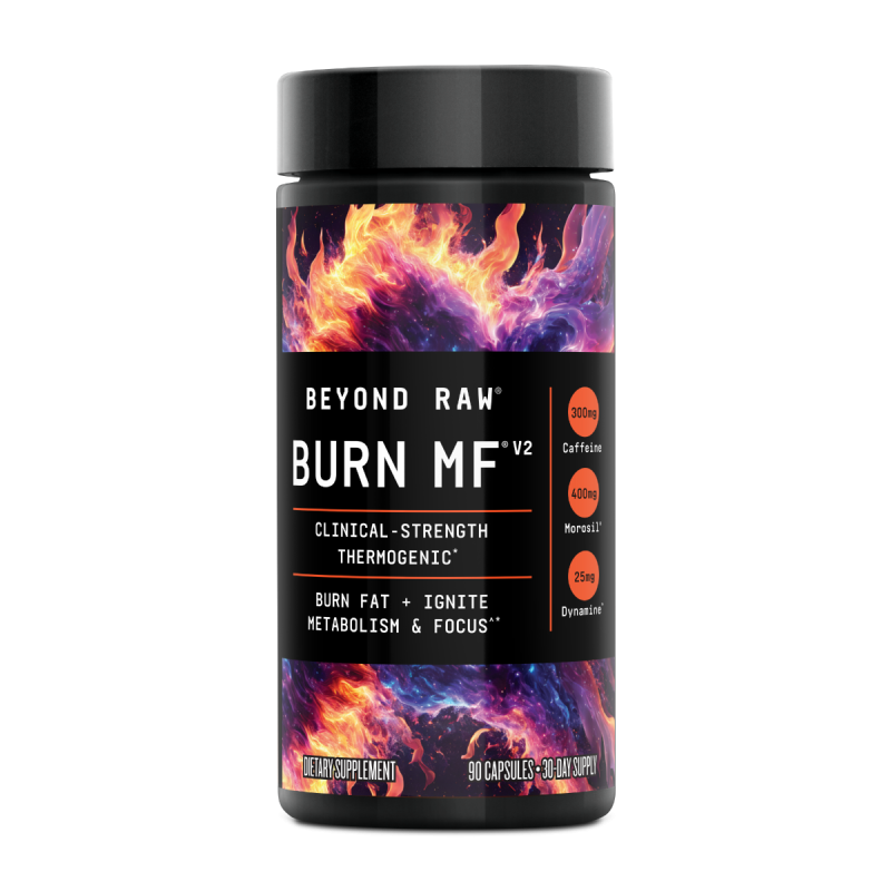 Beyond Raw Burn Mf, Termogenic Avansat Pentru Arderea Grasimilor, 90 Cps