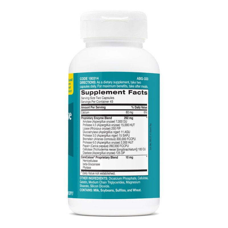 Natural Brand Super Enzime Digestive (90 Cps), GNC Live Well