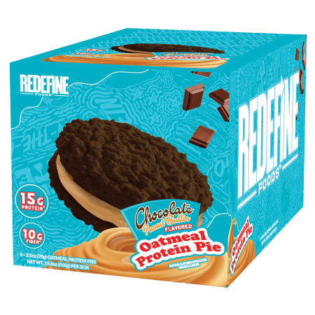 Redefine Foods Oatmeal Protein Pie, Prajitura Cu Ovaz Cu Aroma De Ciocolata, 70 G