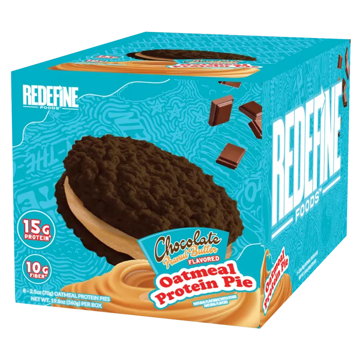Redefine Foods Oatmeal Protein Pie, Prajitura Cu Ovaz Cu Aroma De Ciocolata, 70 G