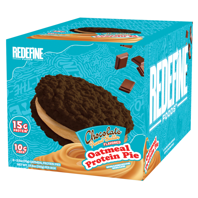 Redefine Foods Oatmeal Protein Pie, Prajitura Cu Ovaz Cu Aroma De Ciocolata, 70 G