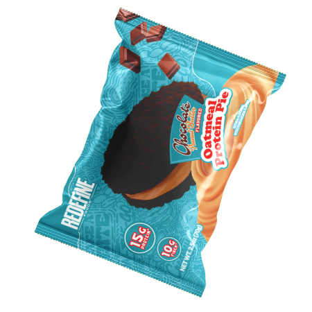 Redefine Foods Oatmeal Protein Pie, Prajitura Cu Ovaz Cu Aroma De Ciocolata, 70 G