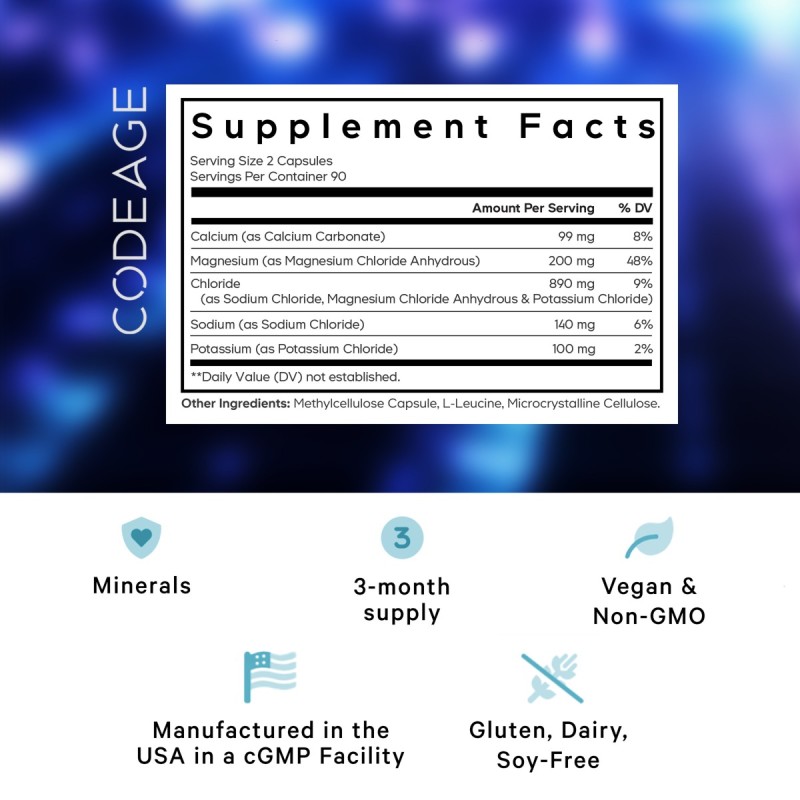 Codeage Keto Electrolytes, Electroliti Pentru Dieta Keto,180 Cps