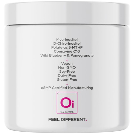 Codeage Liposomal Ovarian Inositol+ - Mixed Berry , Myo-inozitol Ovarian Cu Coenzima Q10 Cu Aroma De Fructe De Padure, 148.2 G