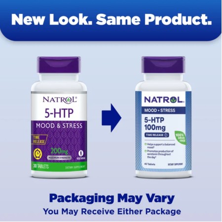 Natrol 5-htp 200 Mg Mood & Stress, 30 Tb