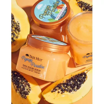 Tree Hut Shea Sugar Scrub Papaya Paradise, 510 G