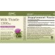 Gnc Herbal Plus Milk Thistle 1300 Mg, Extract Standardizat De Silimarina, 30 Tb