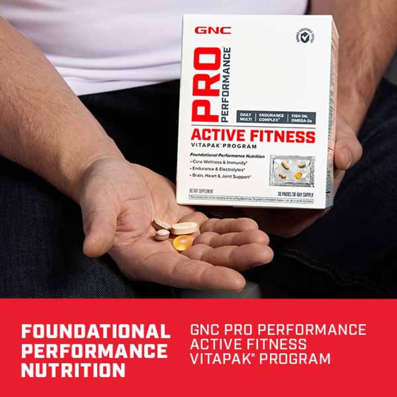 Gnc Pro Performance Active Fitness Vitapak Program, Program Vitapak Pentru Persoane Active, 30 Pachetele