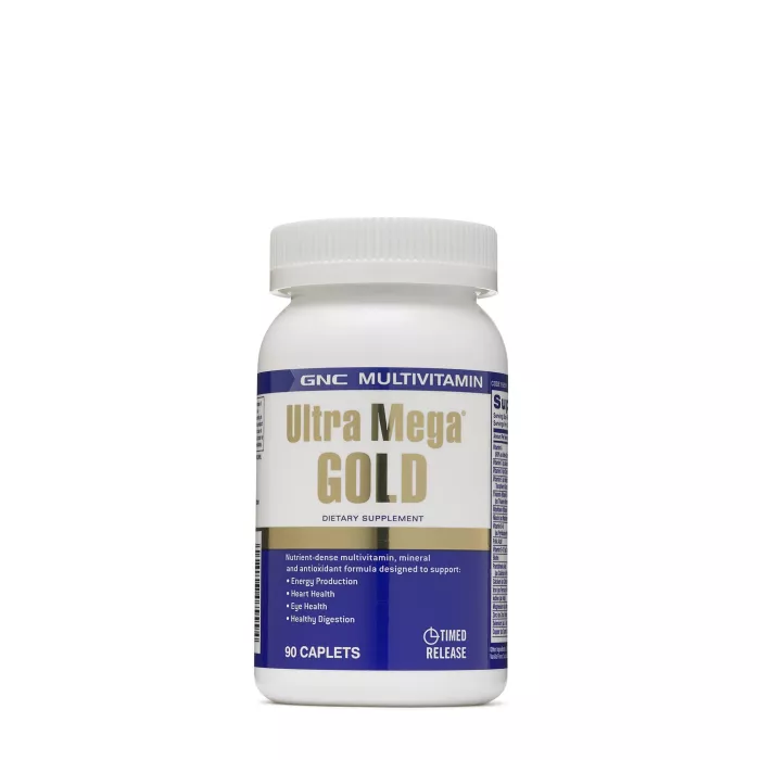 Gnc Multivitamin Ultra Mega Gold, Complex De Multivitamine, 90 Tb Gnc Multivitamin Ultra Mega Gold, Complex De Multivitamine, 90 Tb