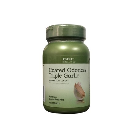 Herbal Plus usturoi cu invelis inodor (100 Tb), GNC Live Well