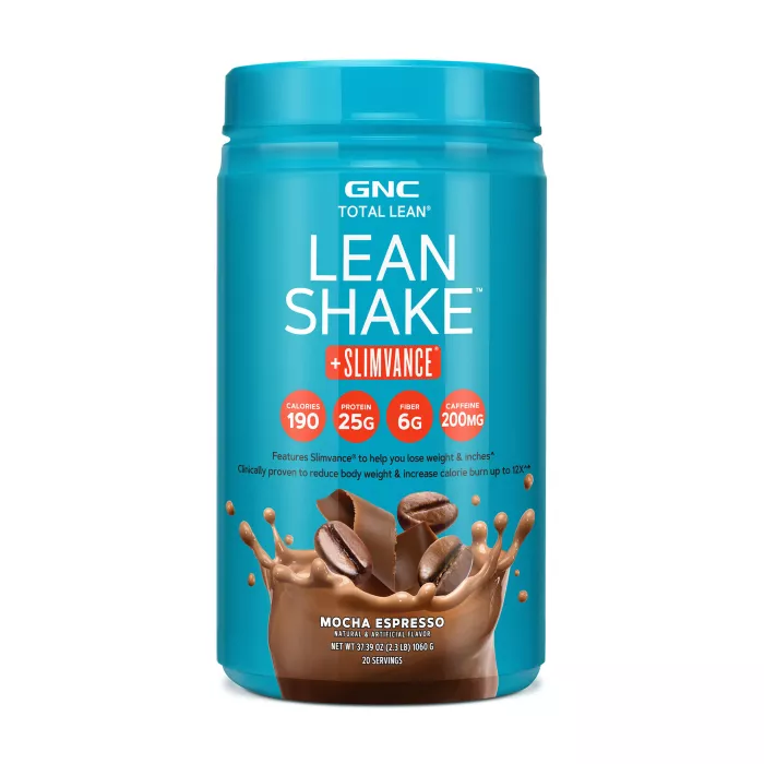 Gnc Total Lean Lean Shake + Slimvance, Shake Proteic Cu Slimvance, Cu Aroma De Cafea, 1060 G Gnc Total Lean Lean Shake + Slimvance, Shake Proteic Cu Slimvance, Cu Aroma De Cafea, 1060 G