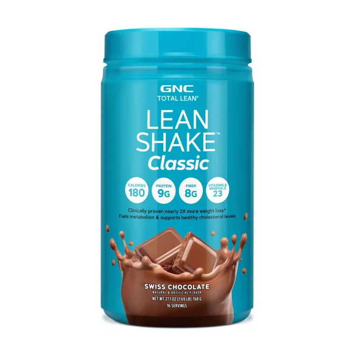 Gnc Total Lean Lean Shake Classic, Shake Proteic, Cu Aroma De Ciocolata Elvetiana, 768 G Gnc Total Lean Lean Shake Classic, Shake Proteic, Cu Aroma De Ciocolata Elvetiana, 768 G