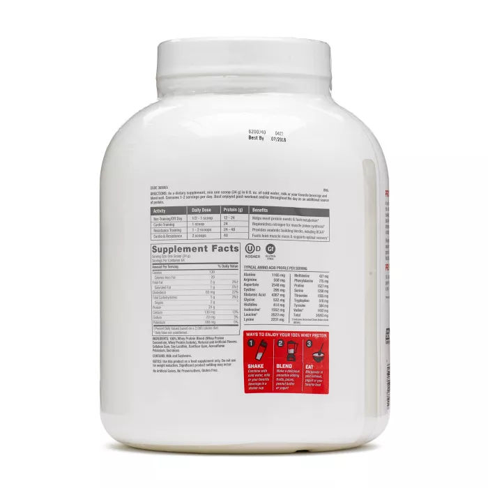 Gnc Pro Performance 100% Whey, Proteina Din Zer Cu Aroma De Vanilie, Testata Antidoping, 2176 G Gnc Pro Performance 100% Whey, Proteina Din Zer Cu Aroma De Vanilie, Testata Antidoping, 2176 G