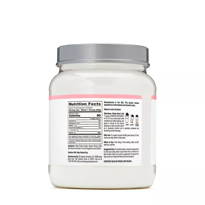 Isopure Infusions, Proteina Izolata Din Zer, Cu Aroma De Punch Tropical, 400 G Isopure Infusions, Proteina Izolata Din Zer, Cu Aroma De Punch Tropical, 400 G