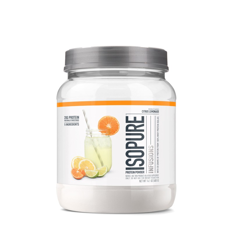 Isopure Infusions, Proteina Izolata Din Zer, Cu Aroma De Citrice, 400 G