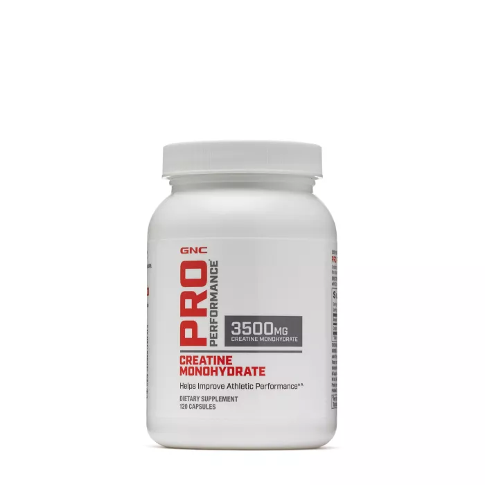 Gnc Pro Performance Creatine Monohydrate 3500 Mg, Creatina Monohidrata, 120 Cps Gnc Pro Performance Creatine Monohydrate 3500 Mg, Creatina Monohidrata, 120 Cps