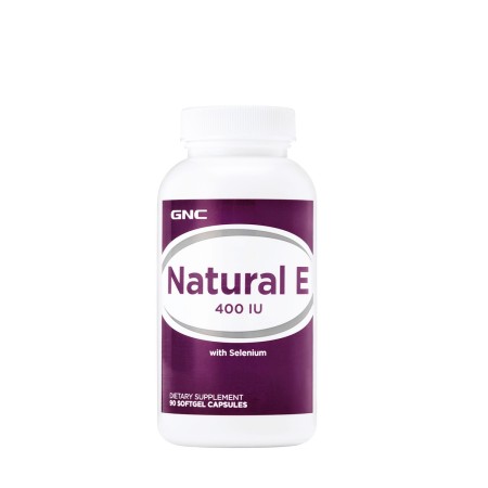 Vitamina E naturala 400 Ui cu seleniu (90 cps), GNC Live Well