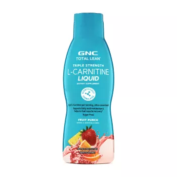 Total Lean Triple Strength L-carnitine Liquid, L-carnitina Lichida, Cu Aroma De Punch De Fructe (473 ml), GNC Total Lean Triple Strength L-carnitine Liquid, L-carnitina Lichida, Cu Aroma De Punch De Fructe (473 ml), GNC