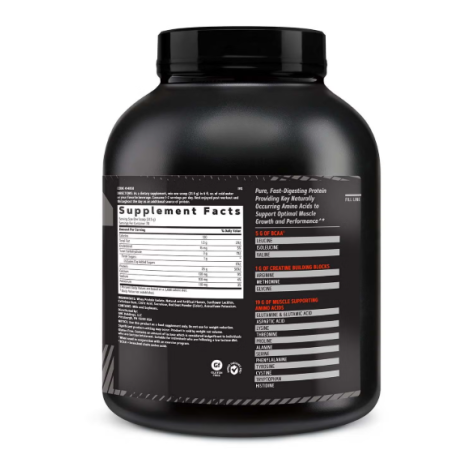 Gnc Amp Pure Isolate, Proteina Izolata Din Zer, Cu Aroma De Capsuni, 2205 G